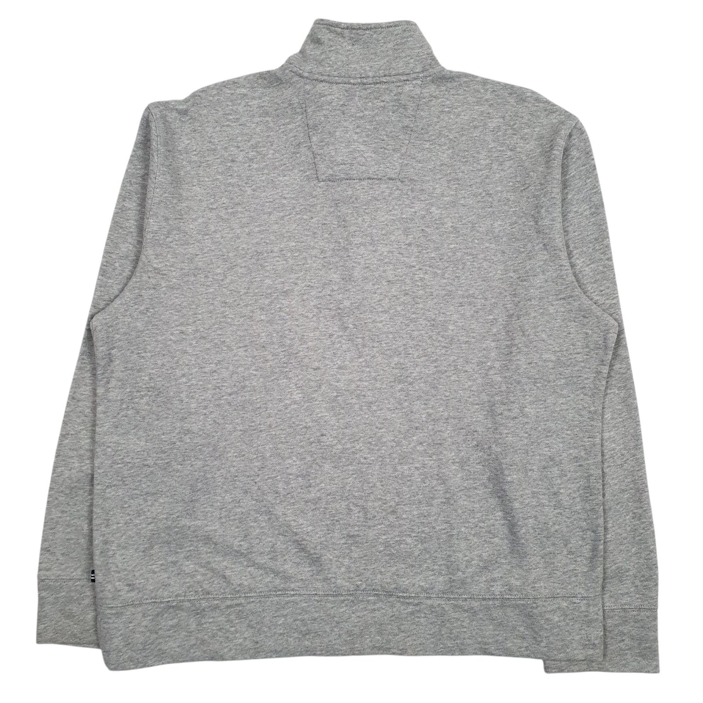 Mens Grey Nautica  Quarter Zip Jumper