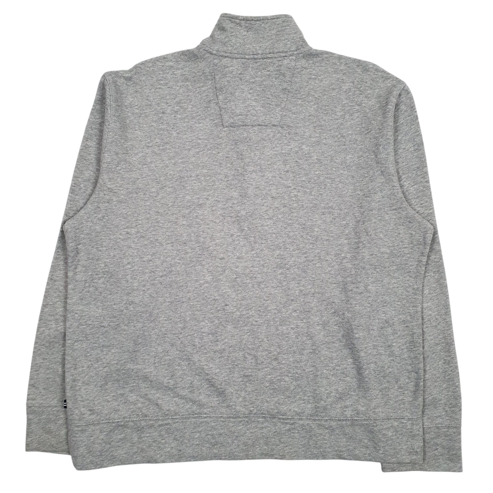 Mens Grey Nautica  Quarter Zip Jumper