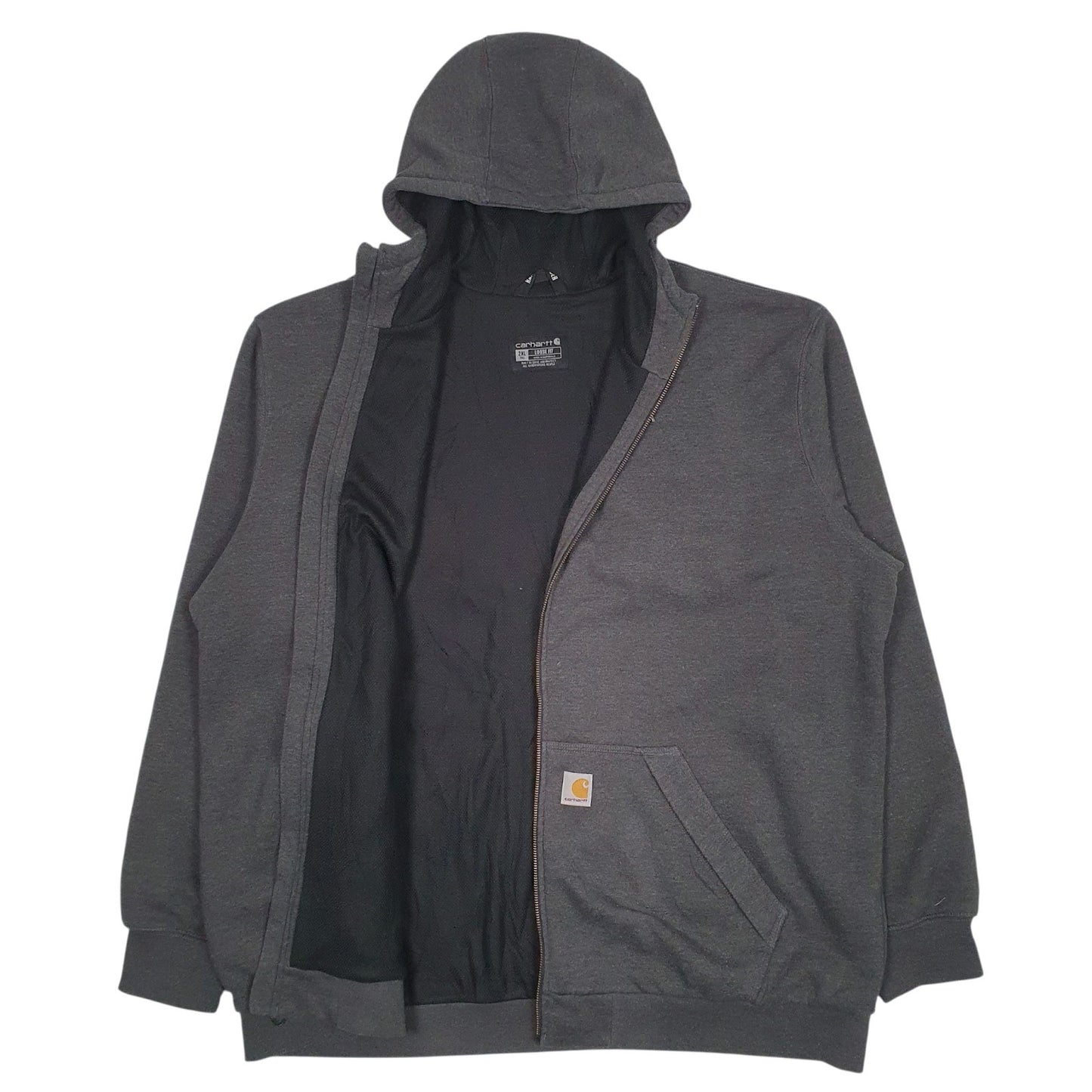 Mens Grey Carhartt  Full Zip Jumper