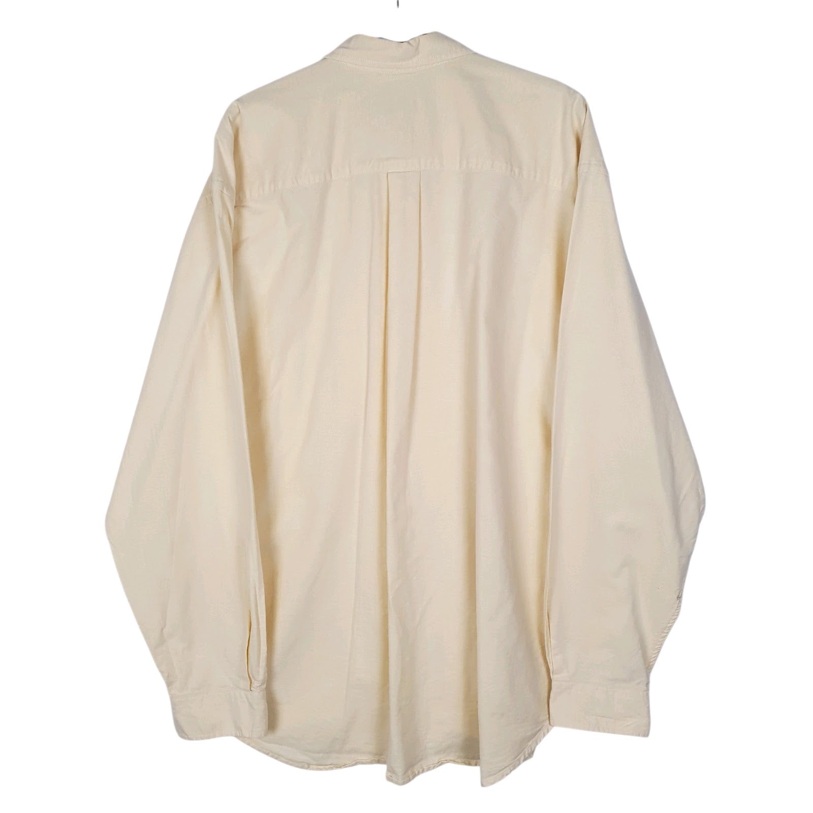 Mens Cream Eddie Bauer Vintage 90s  Shirt