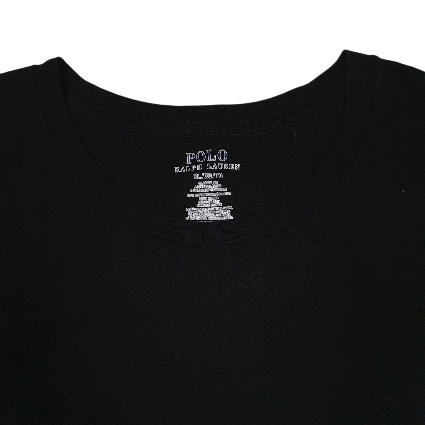 Mens Black Polo Ralph Lauren   T Shirt