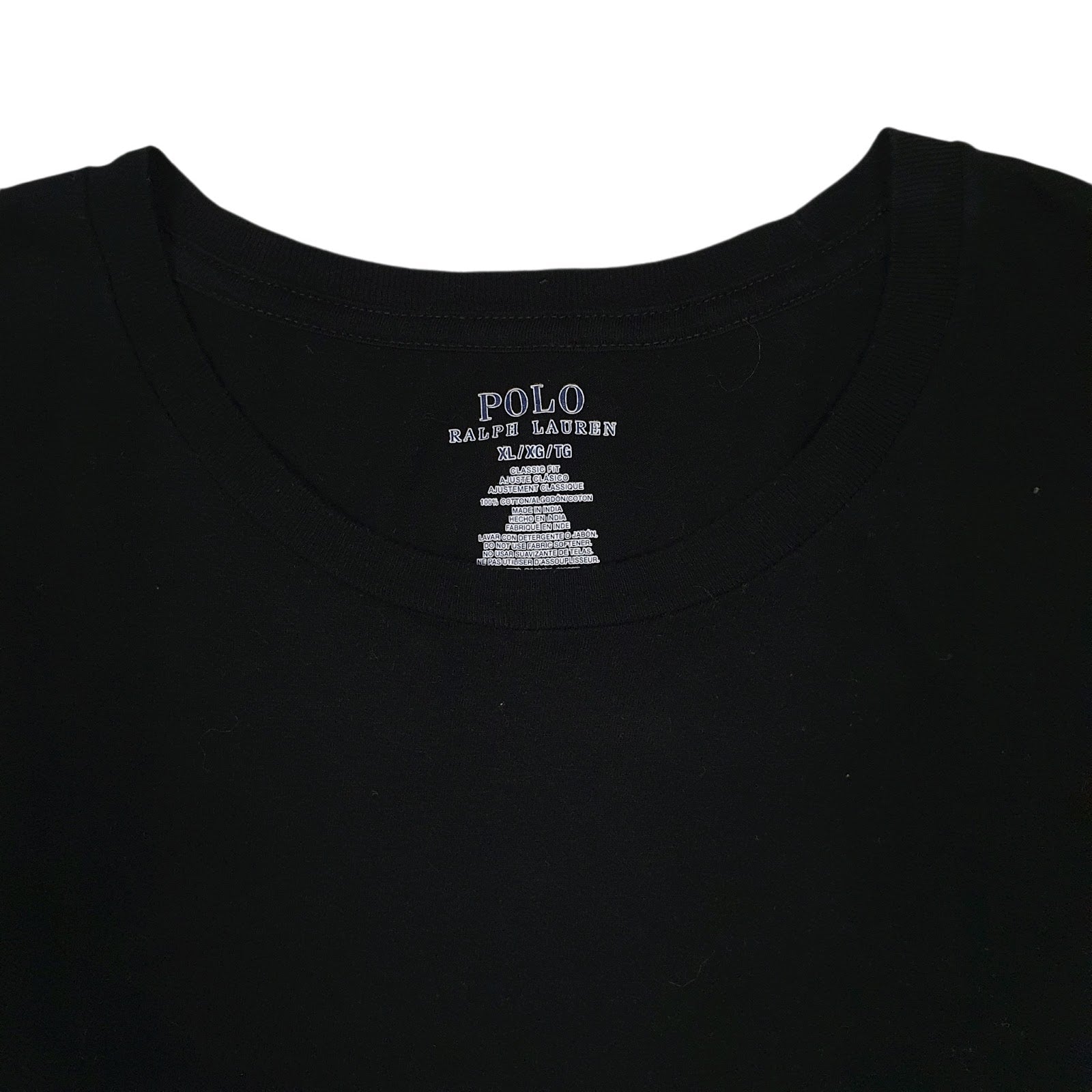 Mens Black Polo Ralph Lauren   T Shirt