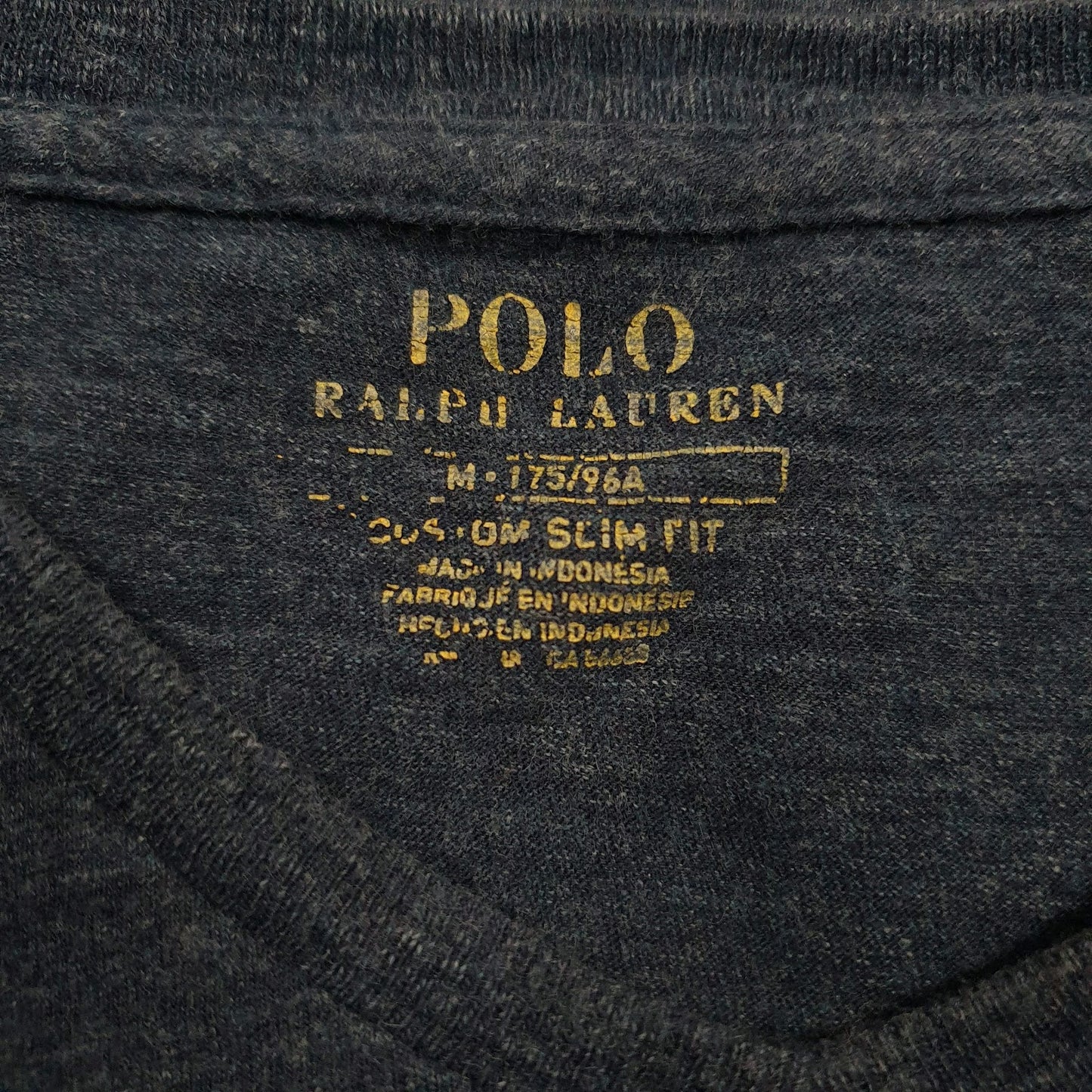 Mens Blue Polo Ralph Lauren  Quarter Zip T Shirt