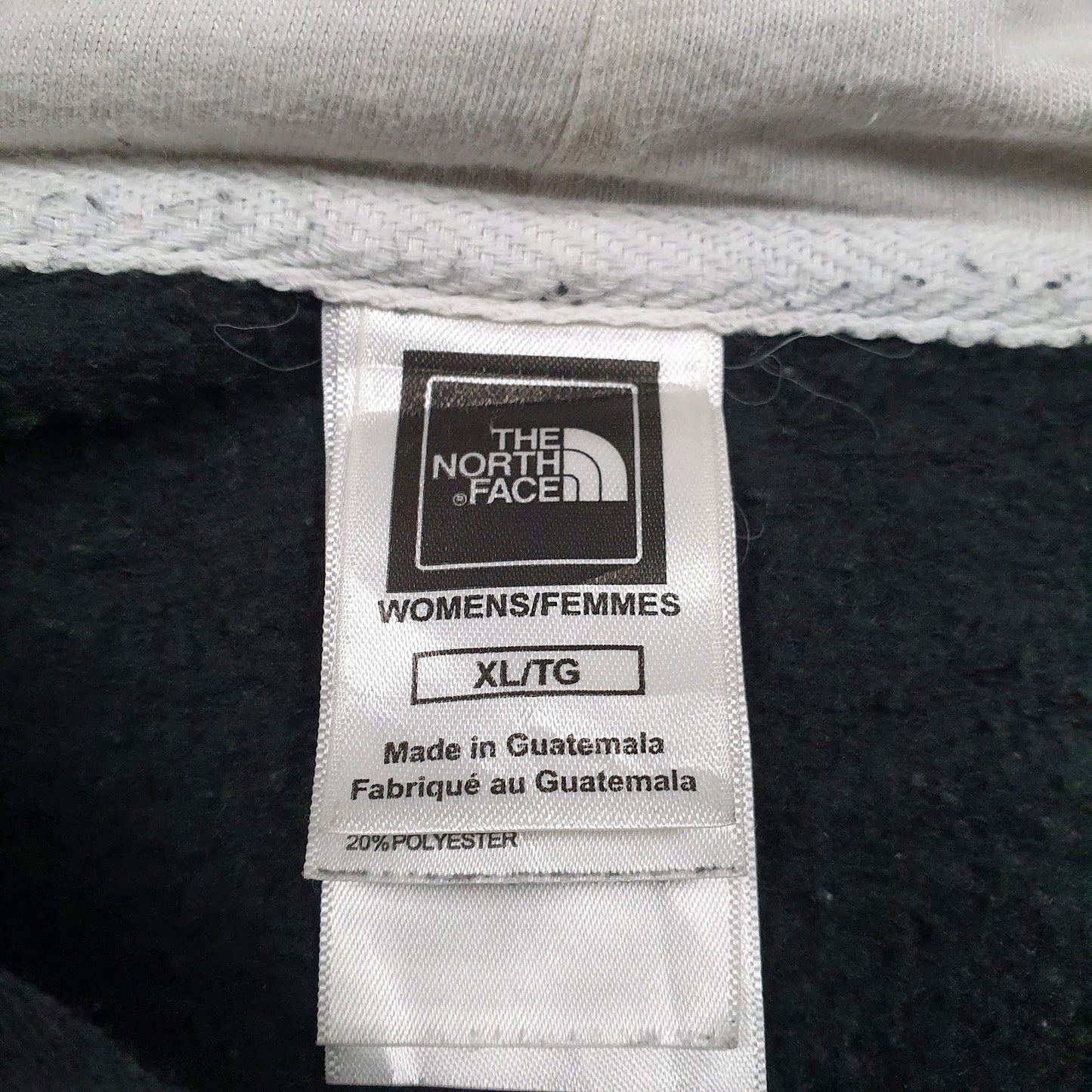 Womens Black The North Face Spellout Hoodie Jumper