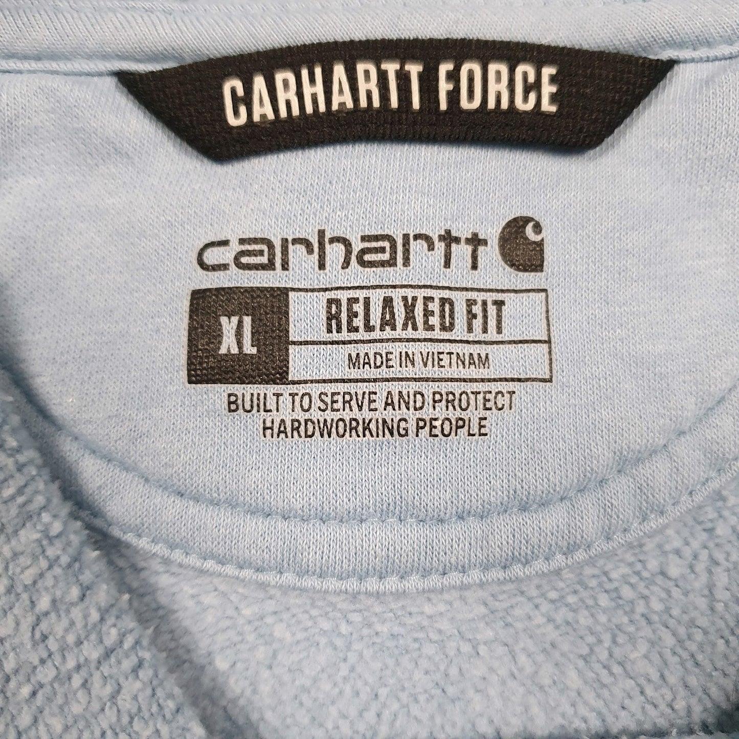Mens Blue Carhartt  Hoodie Jumper
