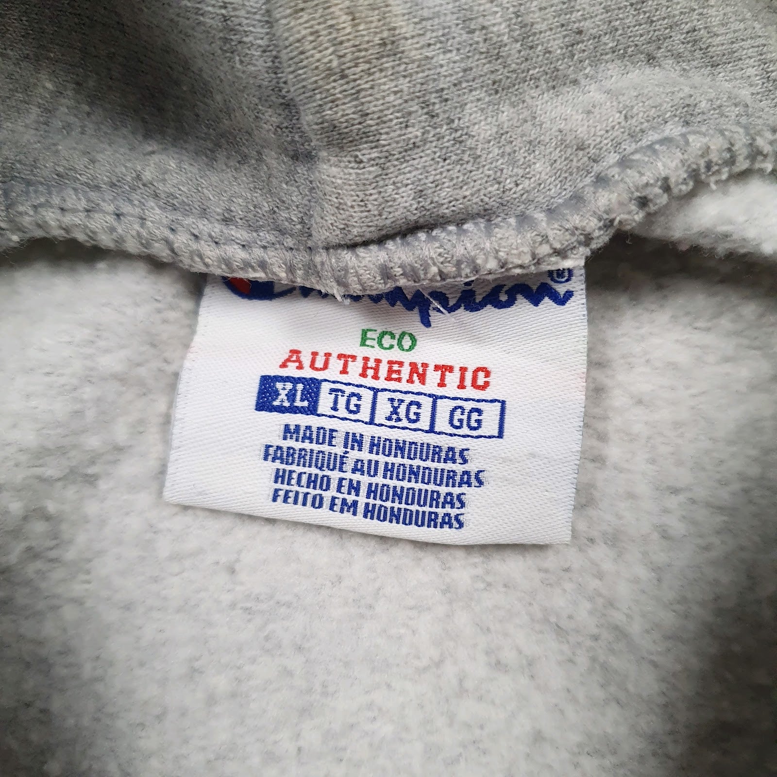 Mens Grey Champion  Hoodie Jumper