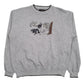 Mens Grey Croft & Barrow Graphic Embroidered Hoodie Jumper