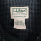 Mens Grey L.L.Bean Flannel  Shirt
