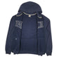 Mens Navy Nike Hoodie Vintage 00s Full Zip Jumper
