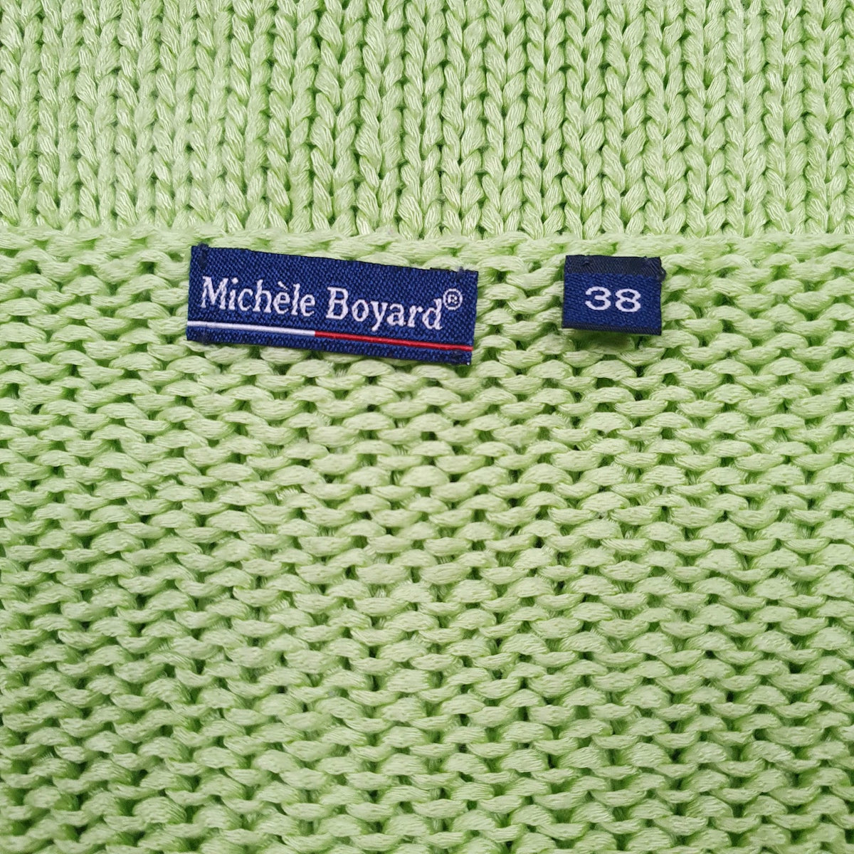 Womens Green Michèle Boyard Knit V Neck Jumper
