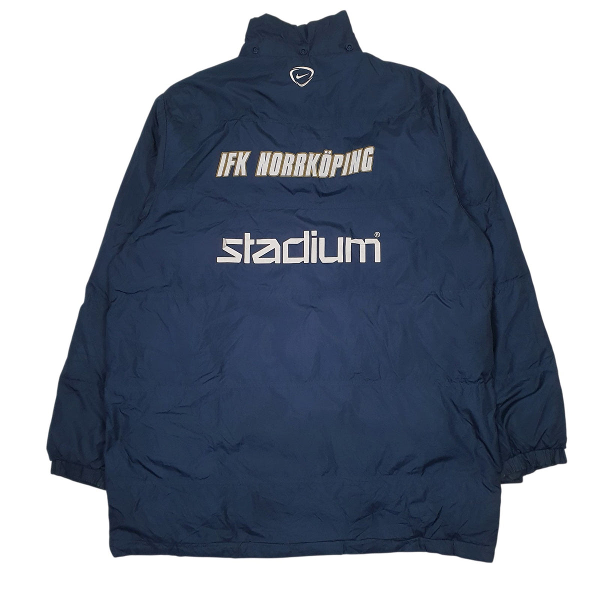 Mens Navy Nike Storm-Fit IFK Norrköping Football  Coat