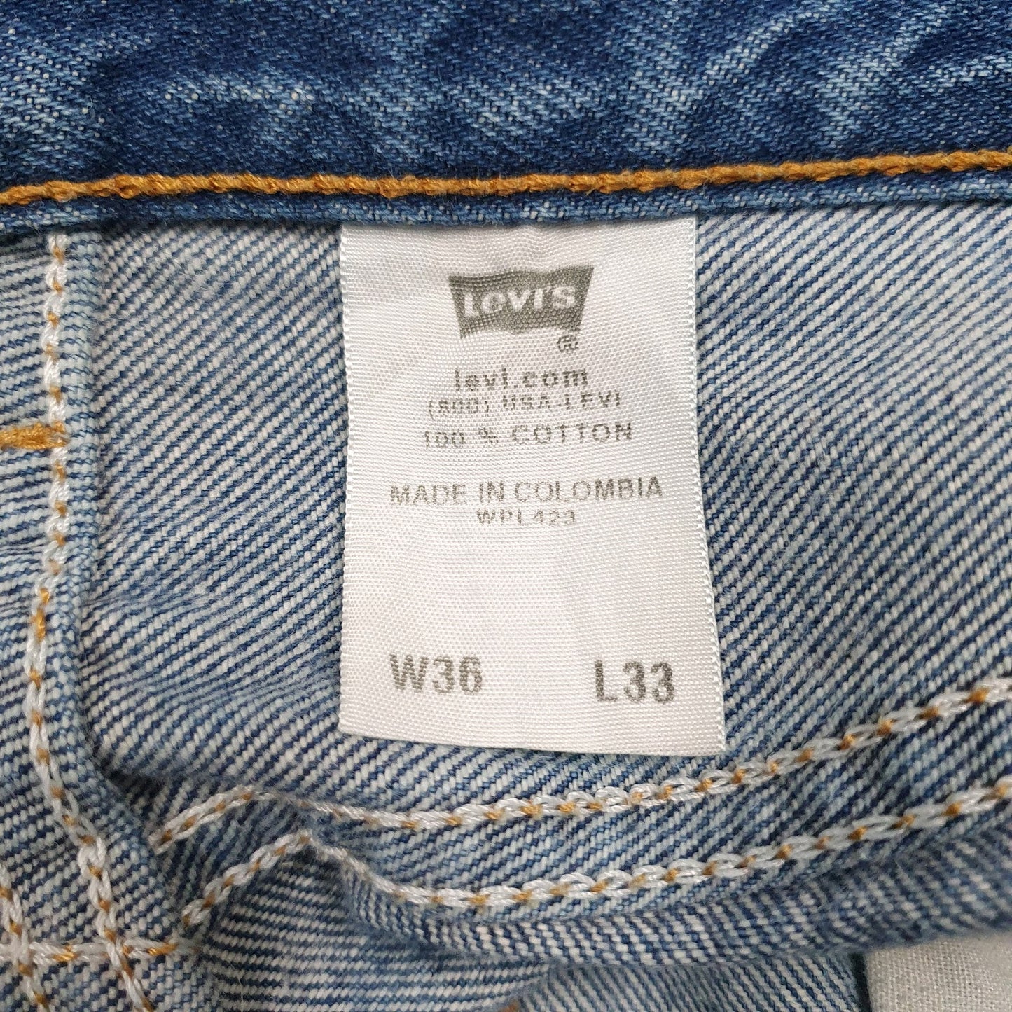 Mens Blue Levis   Jeans