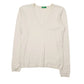 Womens Cream United Colors Of Benetton  V Neck Jumper