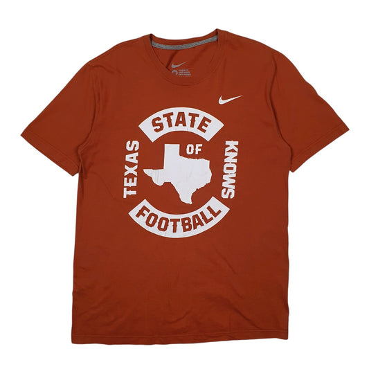 Mens Orange Nike Texas Football Short Sleeve T Shirt
