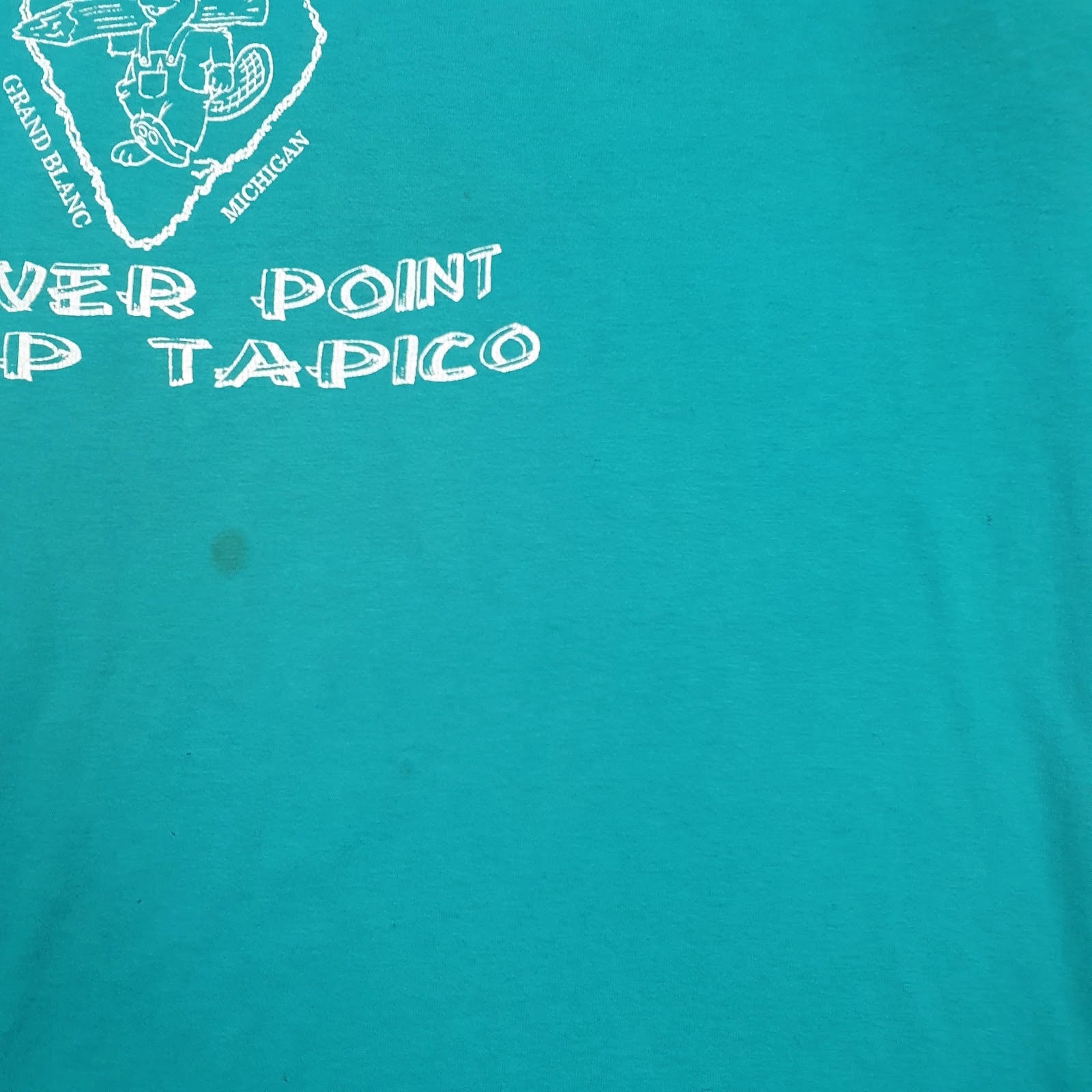 Mens Blue Fruit Of The Loom Vintage 90s Made In USA Single Stitch Boys Boyscouts  T Shirt