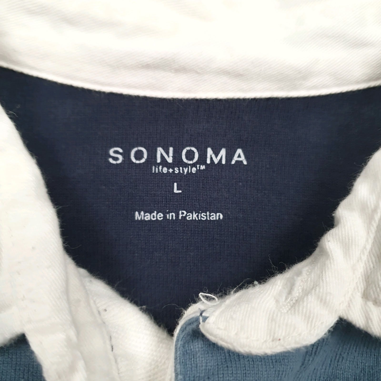 Mens Blue Sonoma Rugby  Polo Shirt