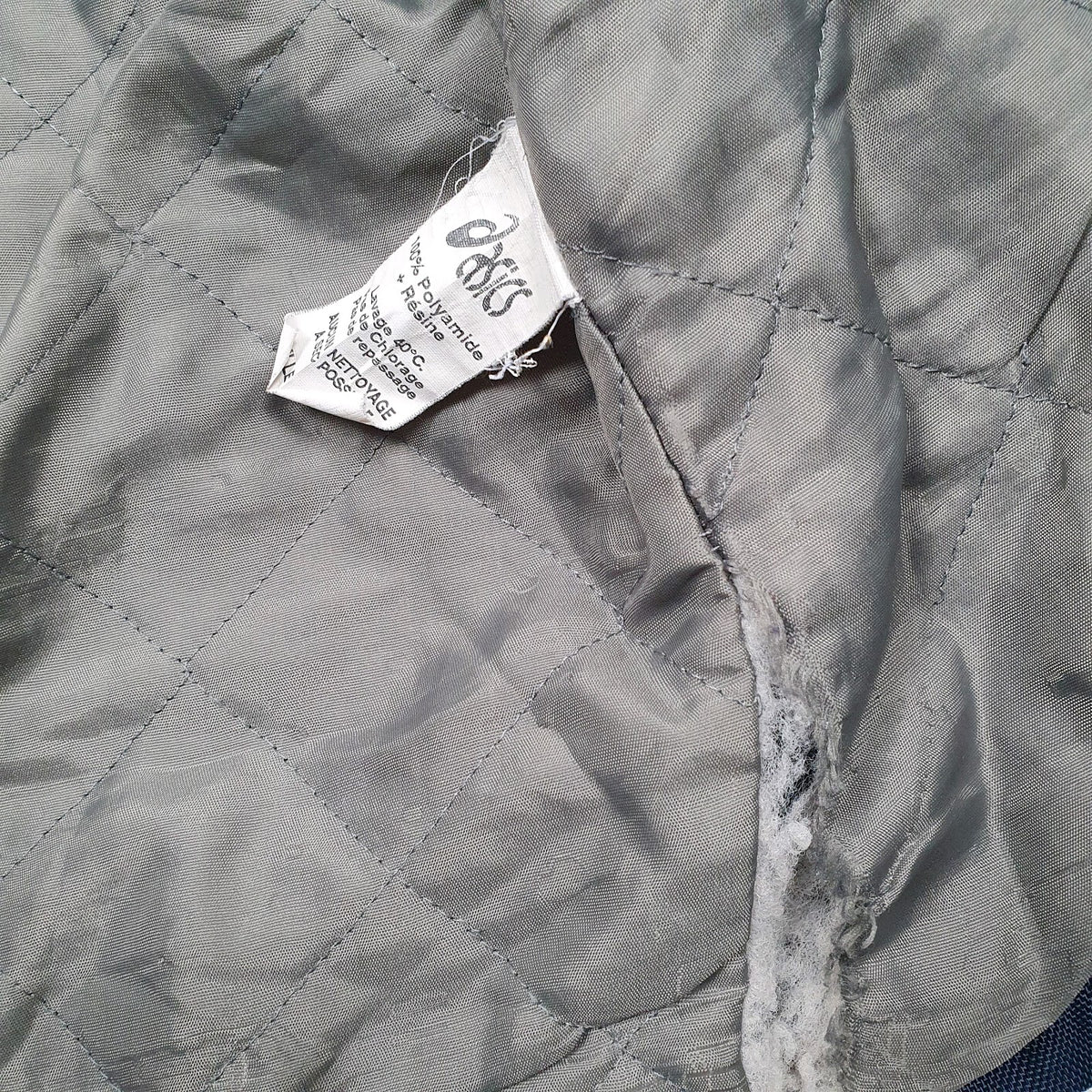 Mens Navy Asics Vintage  Coat