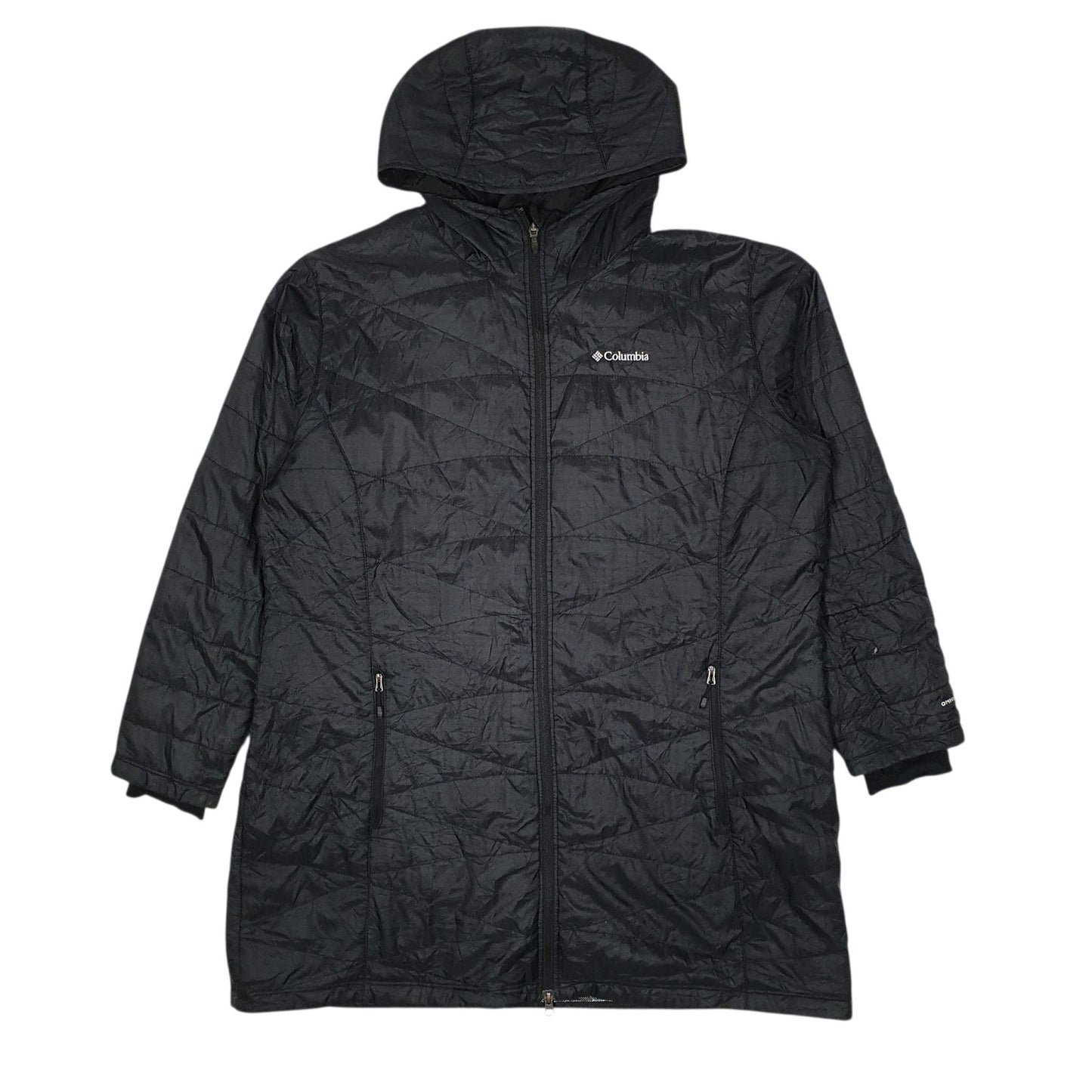 Womens Black Columbia Sportswear Company Trench Longline Omni-Heat  Coat