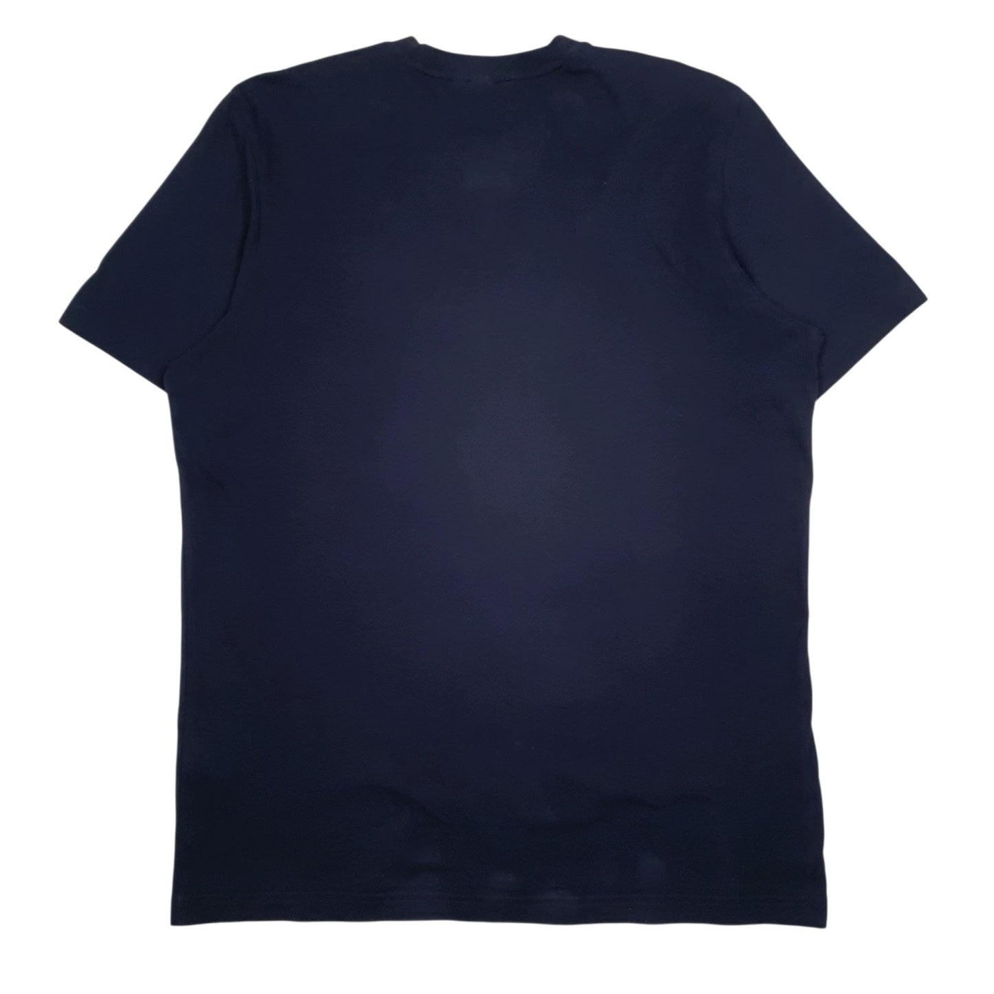 Mens Navy Adidas Spellout  T Shirt