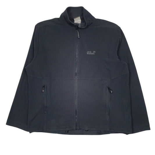 Mens Grey Jack Wolfskin  Full Zip Jumper