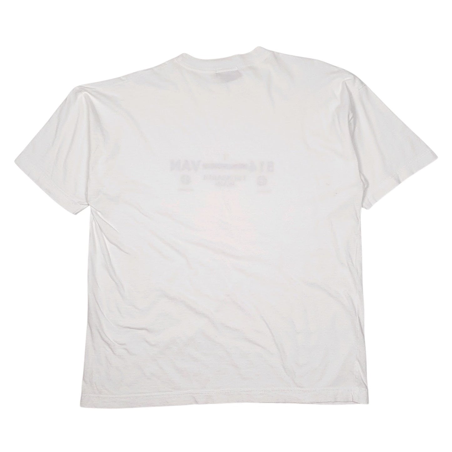 Mens White Trussardi   T Shirt