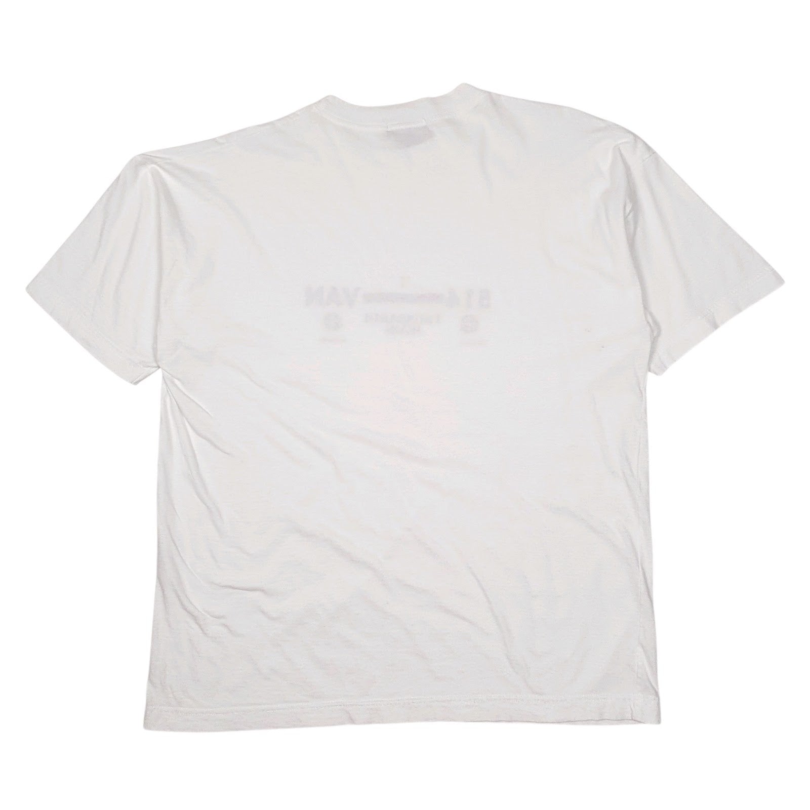 Mens White Trussardi   T Shirt