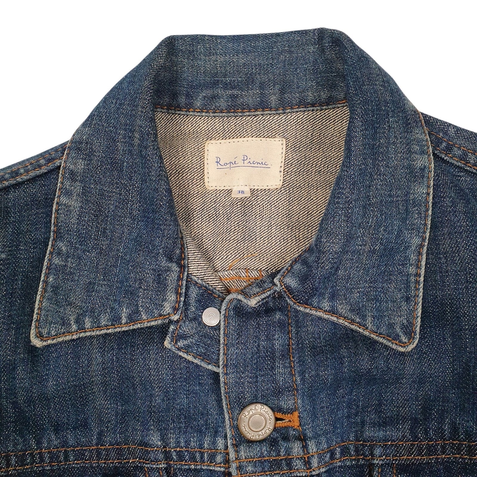 Womens Blue Rope Picnic Trucker  Dress