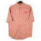 Mens Orange L.L.Bean  Short Sleeve Shirt