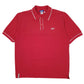 Mens Red Reebok  Short Sleeve Polo Shirt