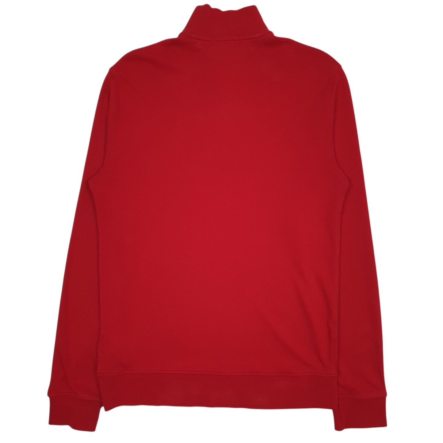 Mens Red Polo Ralph Lauren  Quarter Zip Jumper