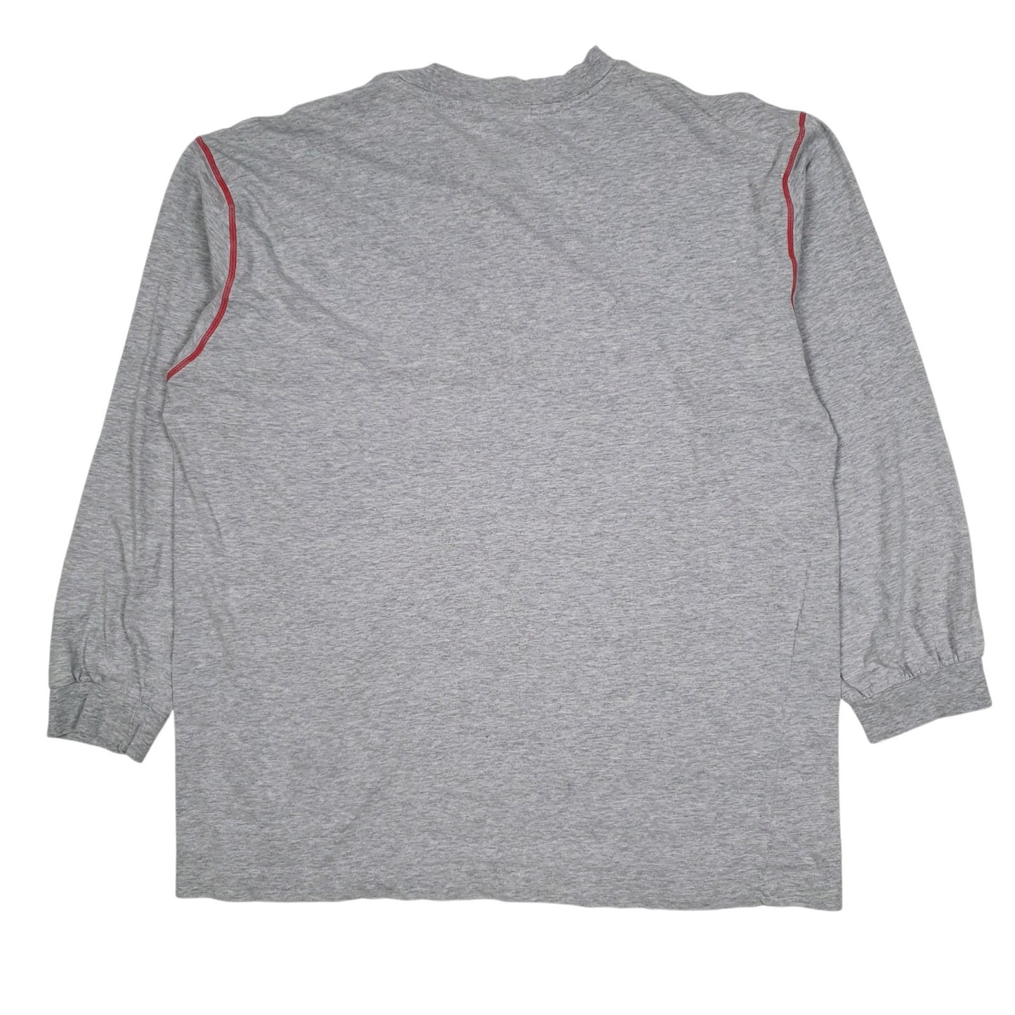 Mens Grey Fila Quarter Zip  T Shirt