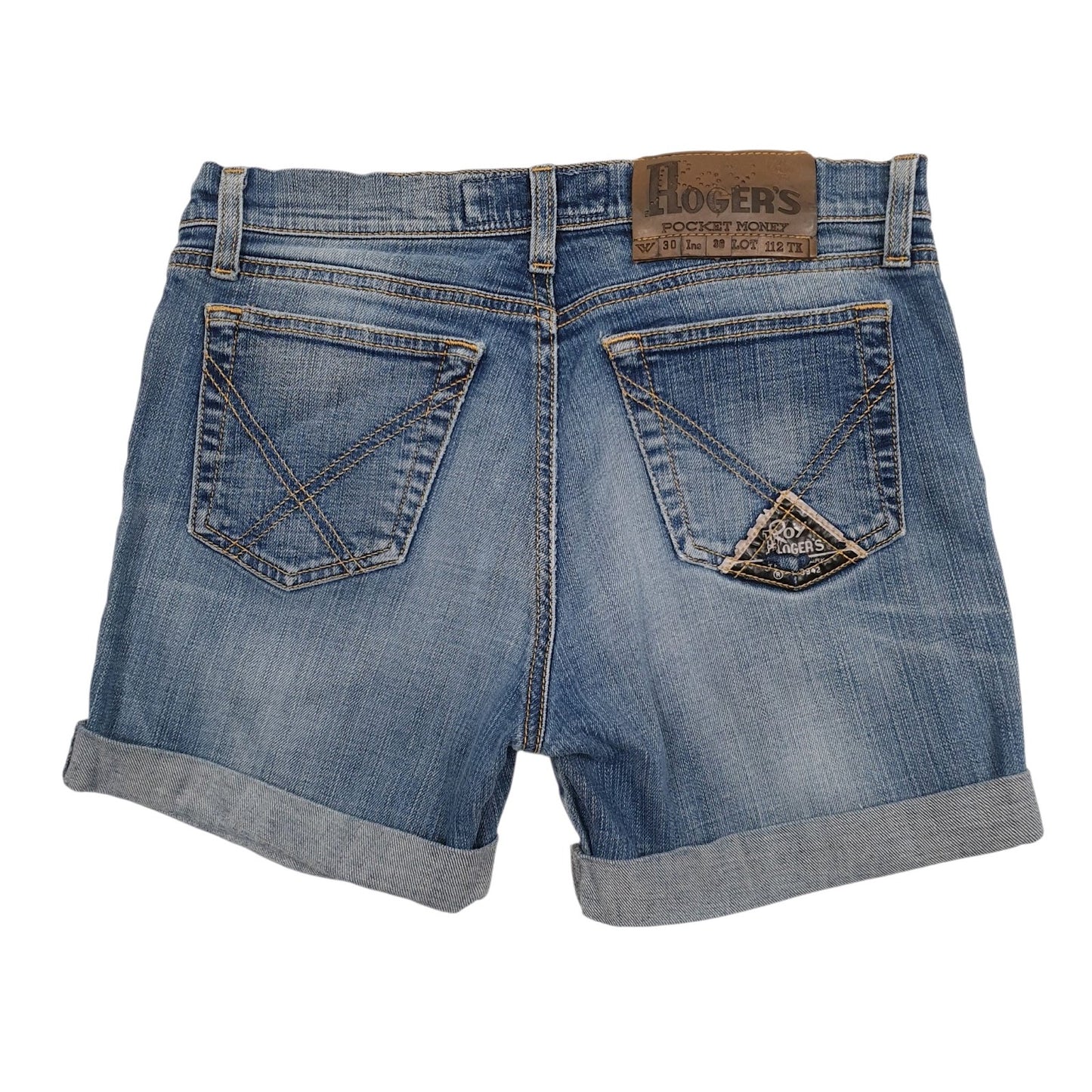 Womens Blue Roy Rogers   Shorts