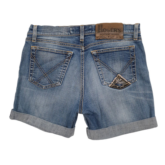 Womens Blue Roy Rogers   Shorts
