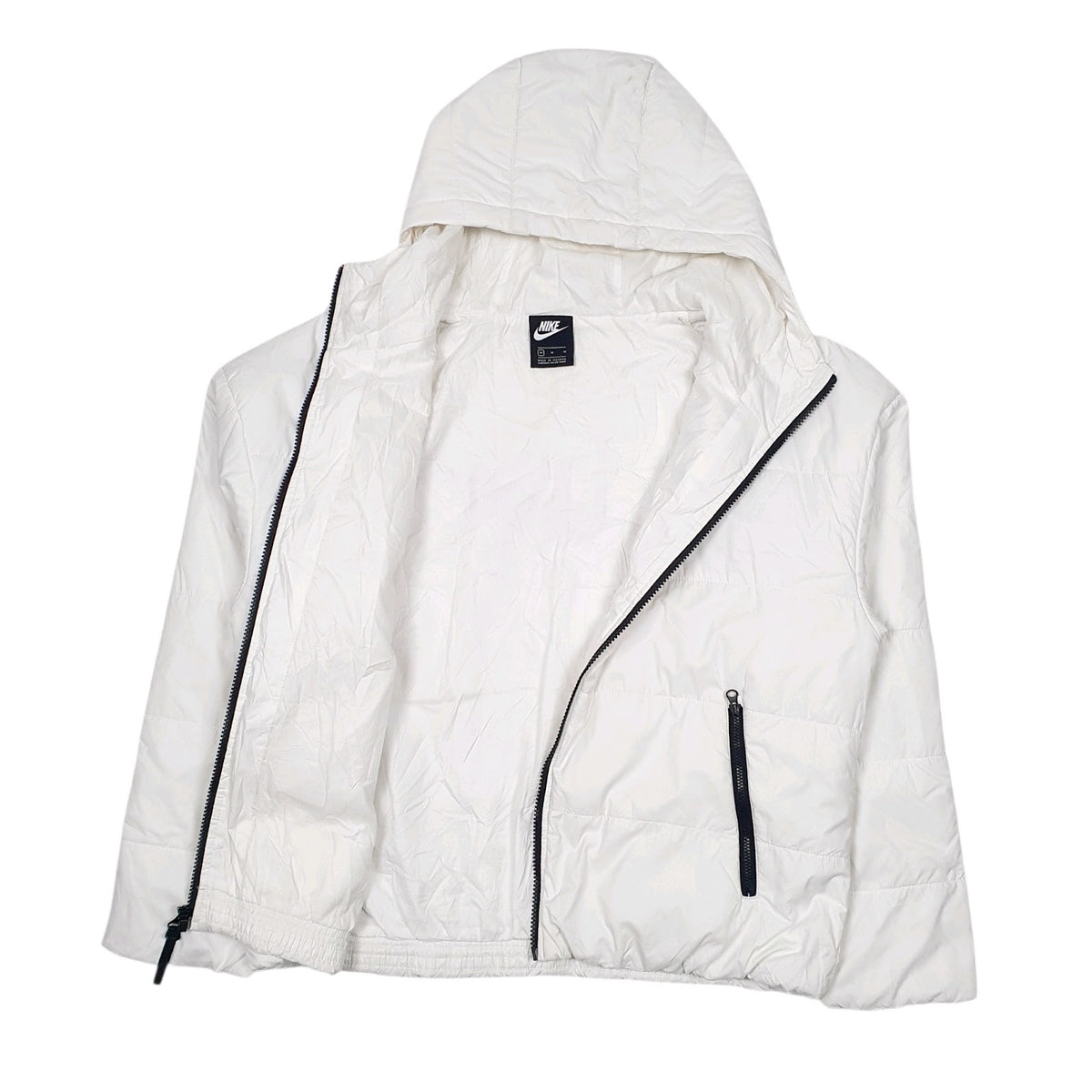 Womens White Nike   Coat