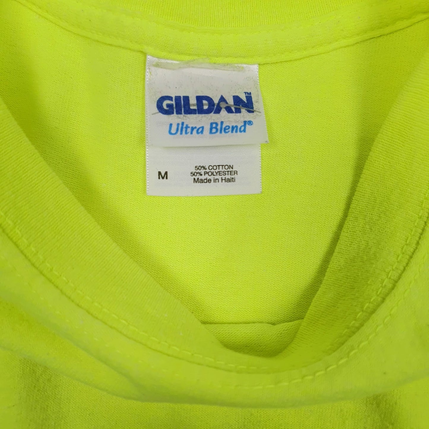 Mens Green Gildan   T Shirt