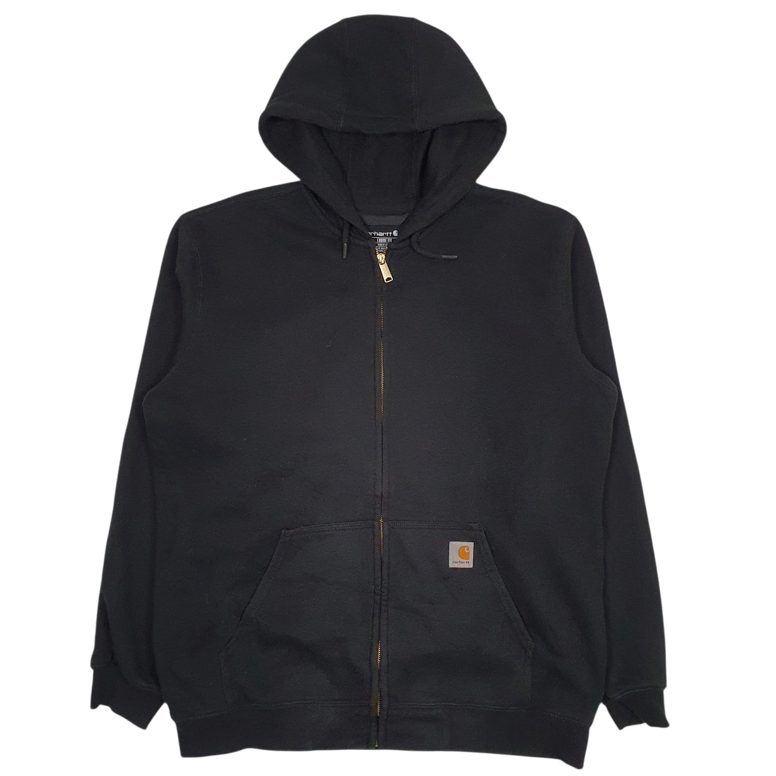 Mens Black Carhartt  Full Zip Jumper
