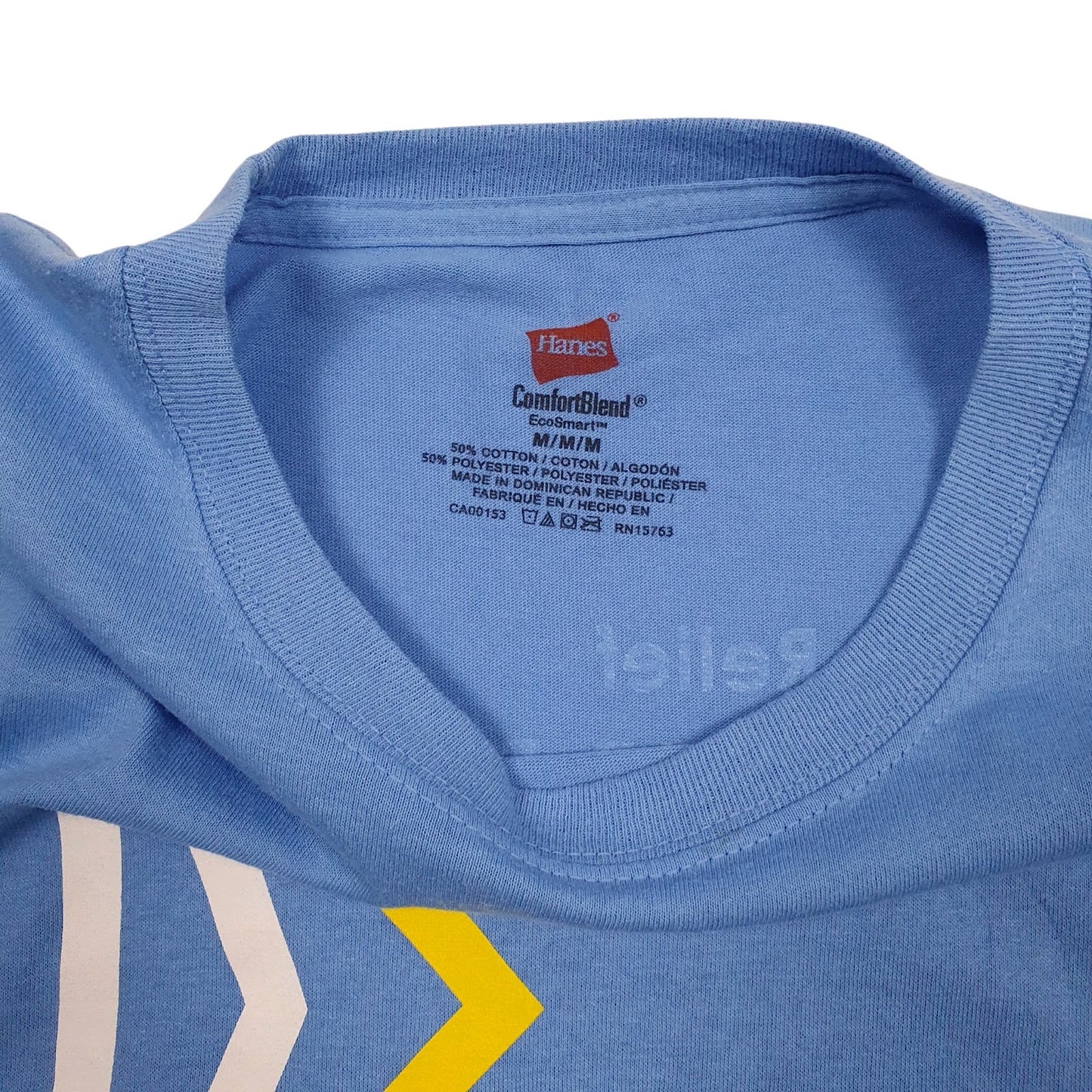 Mens Blue Hanes Send Relief  T Shirt