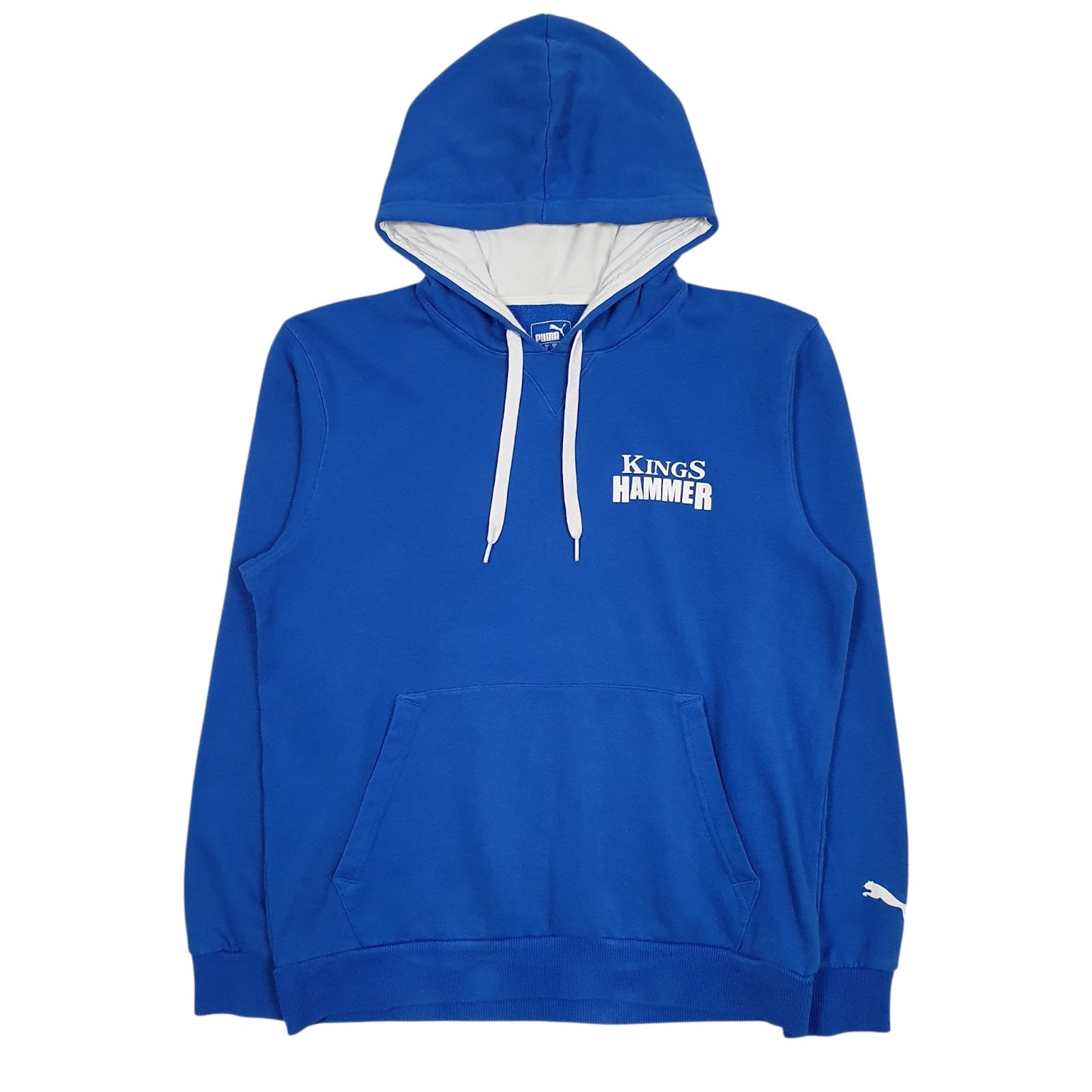 Mens Blue Puma  Hoodie Jumper