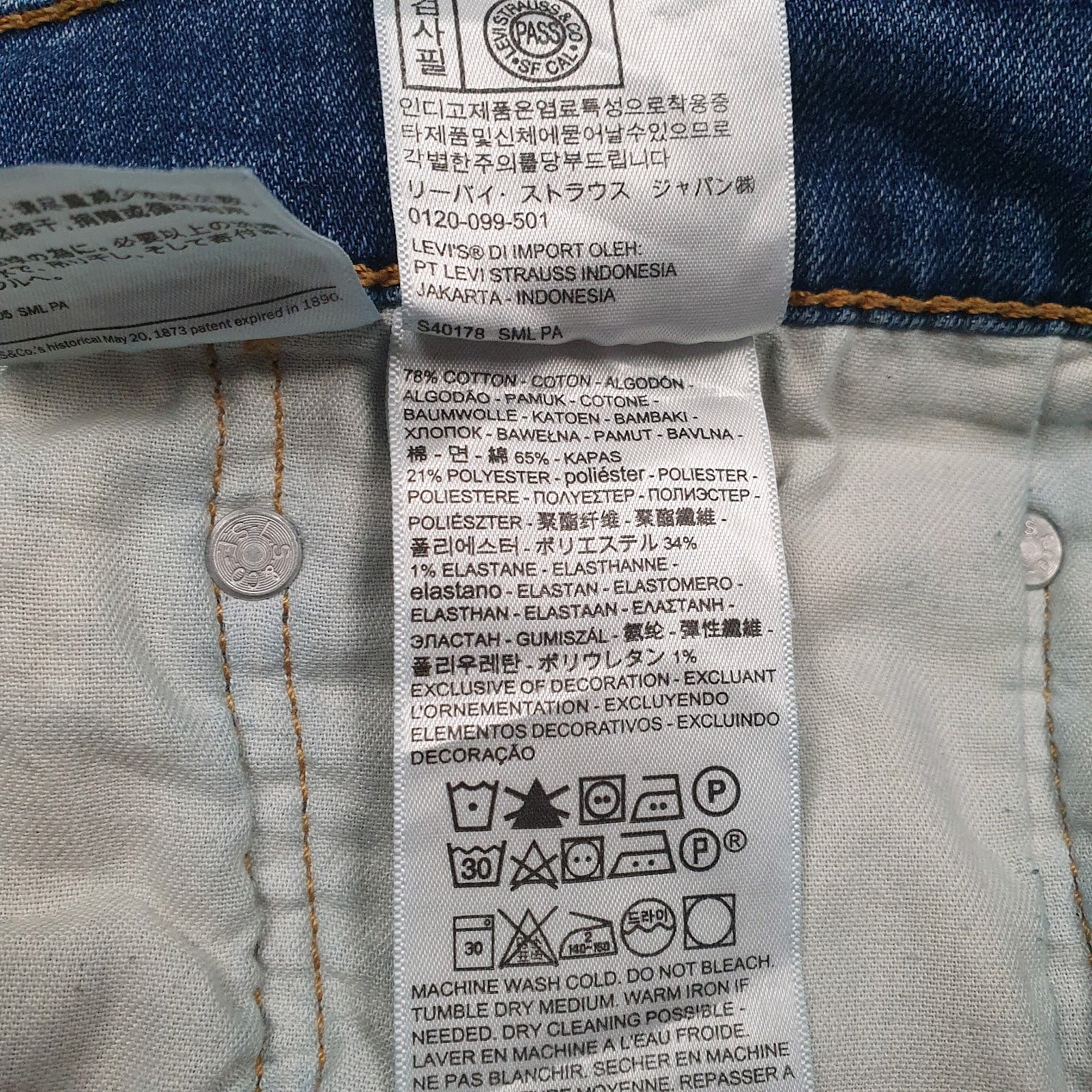 Mens Blue Levis   Jeans