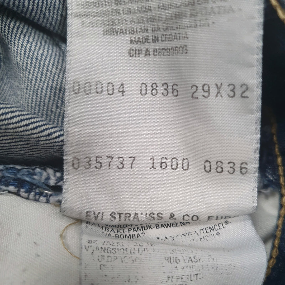 Mens Blue Levis   Jeans