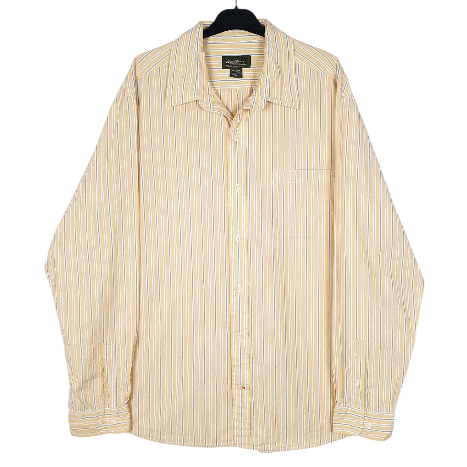 Mens Yellow Eddie Bauer  Long Sleeve Shirt