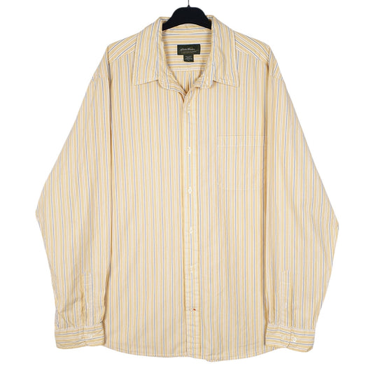 Mens Yellow Eddie Bauer  Long Sleeve Shirt