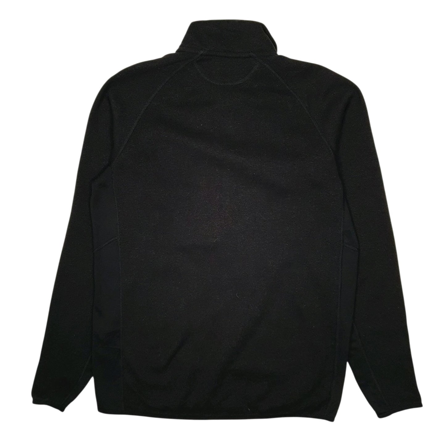 Mens Black Patagonia Better Sweater Performance Quarter Zip Jumper