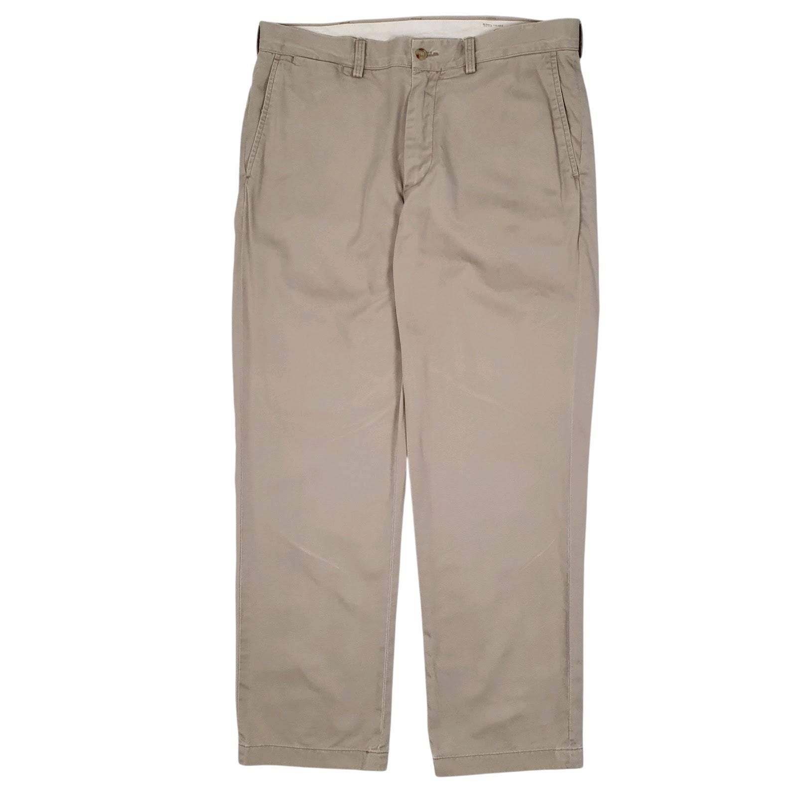Mens Beige Polo Ralph Lauren Classic Fit Chino Trousers