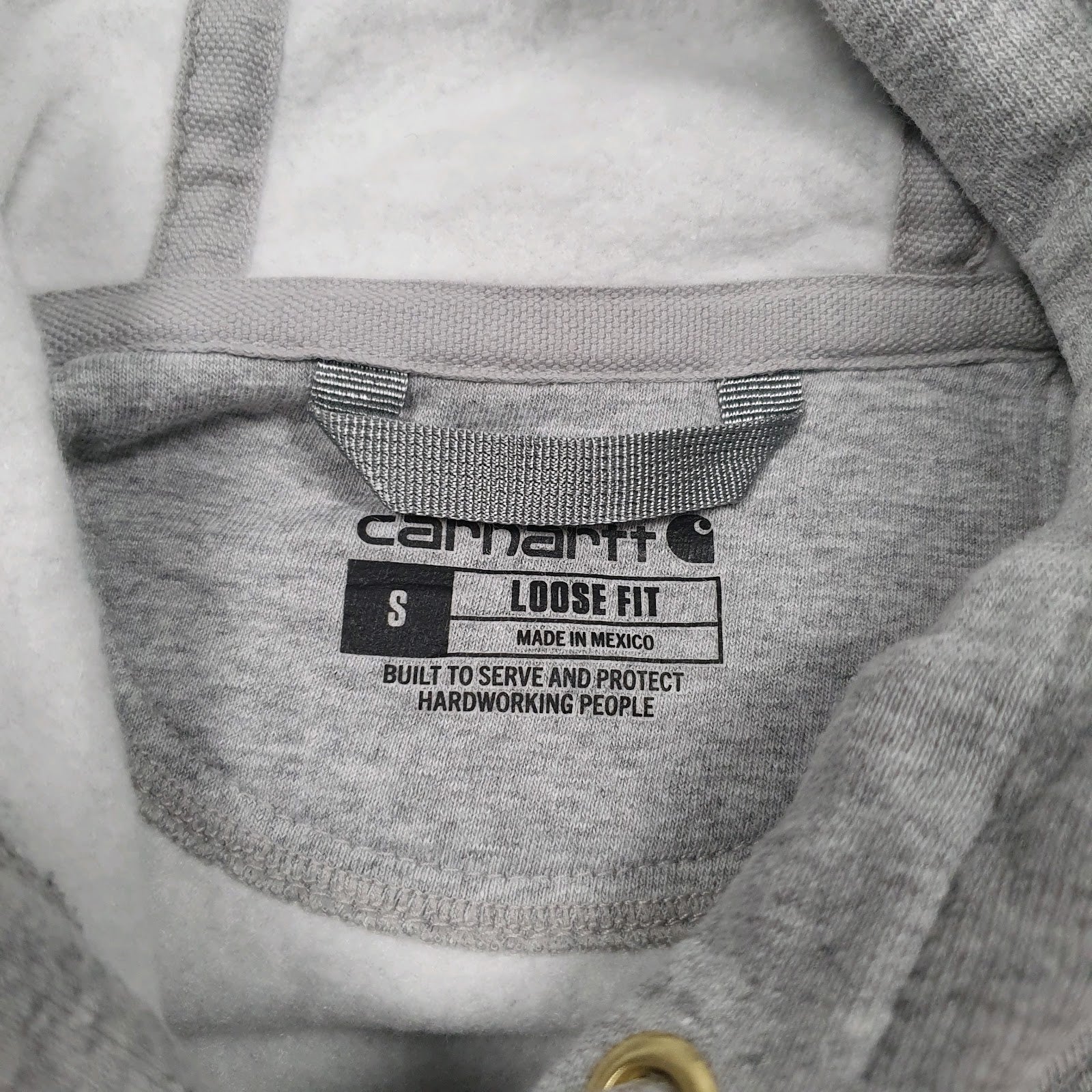 Mens Grey Carhartt Sunbelt Rentals Hoodie Jumper