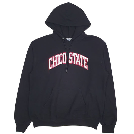 Mens Black Champion Chico State Hoodie Jumper