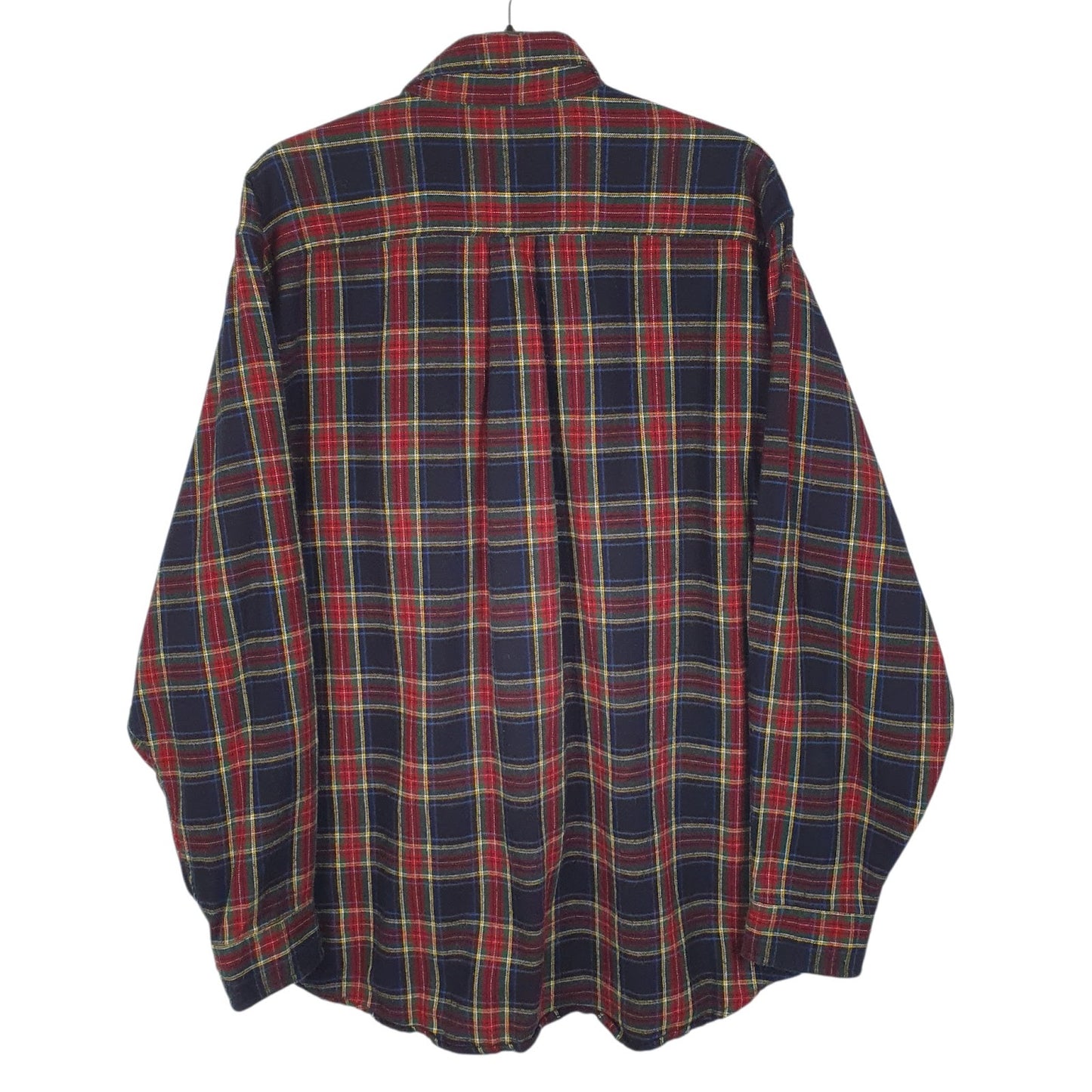 Mens Black L.L.Bean Flannel  Shirt