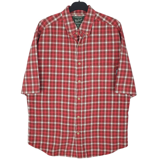 Mens Red Woolrich  Short Sleeve Shirt
