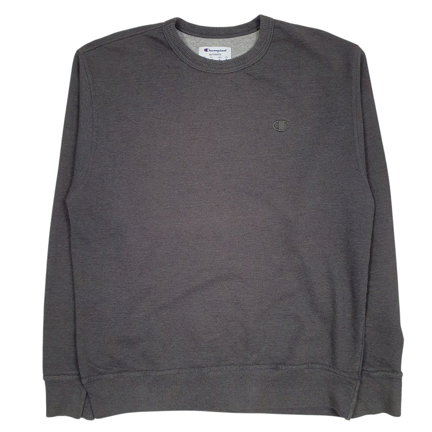 Mens Grey Champion  Crewneck Jumper