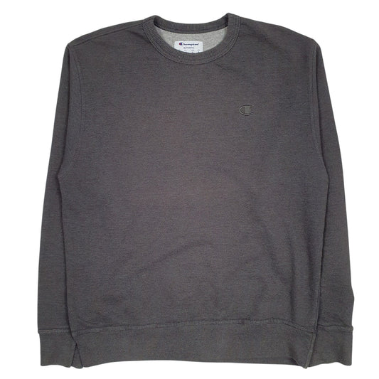 Mens Grey Champion  Crewneck Jumper